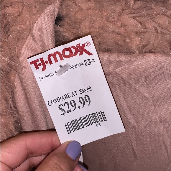 TJ Maxx Jackets & Coats Fuzzy Fur Jacket Poshmark